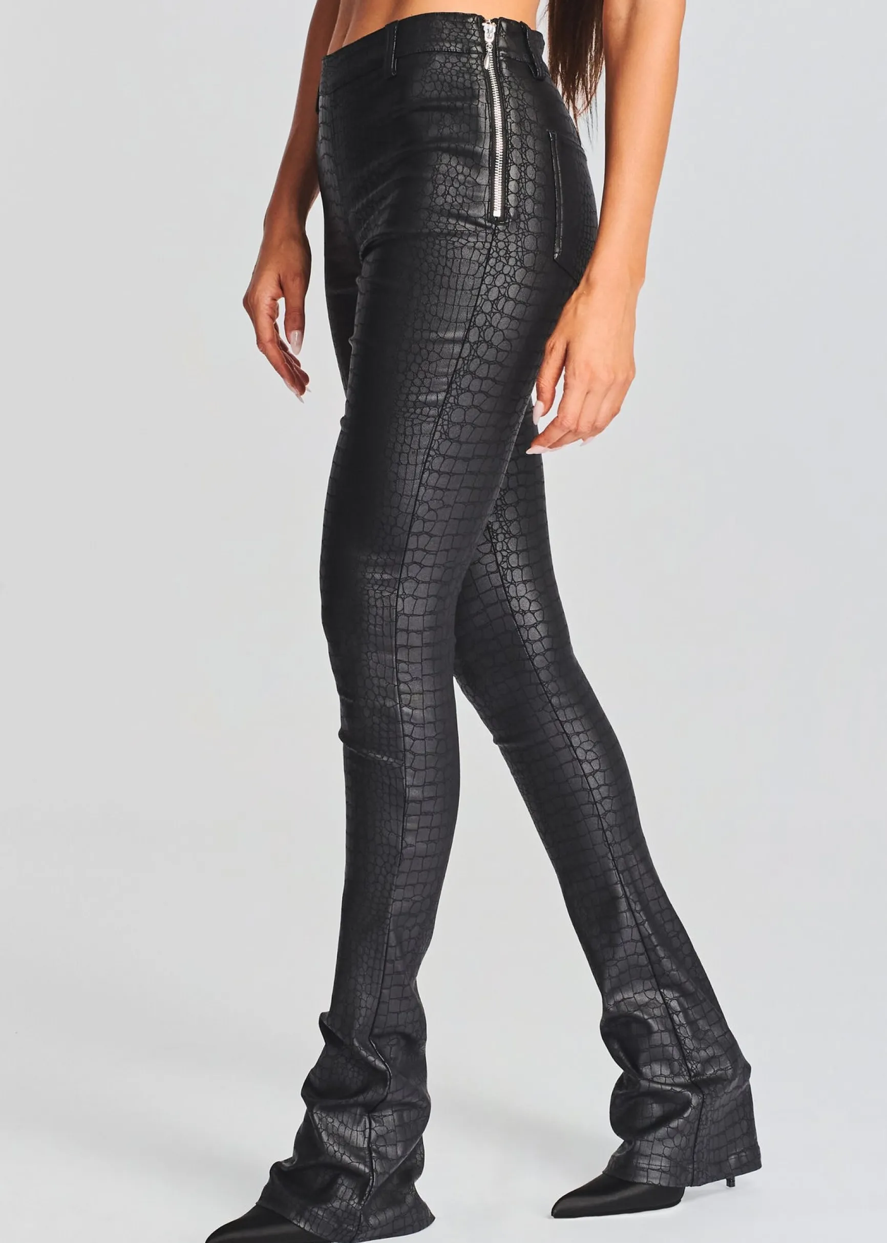 danica_coated_denim_pant_2.webp Best Sellers*Retrofete Danica Coated Denim Pant Gator