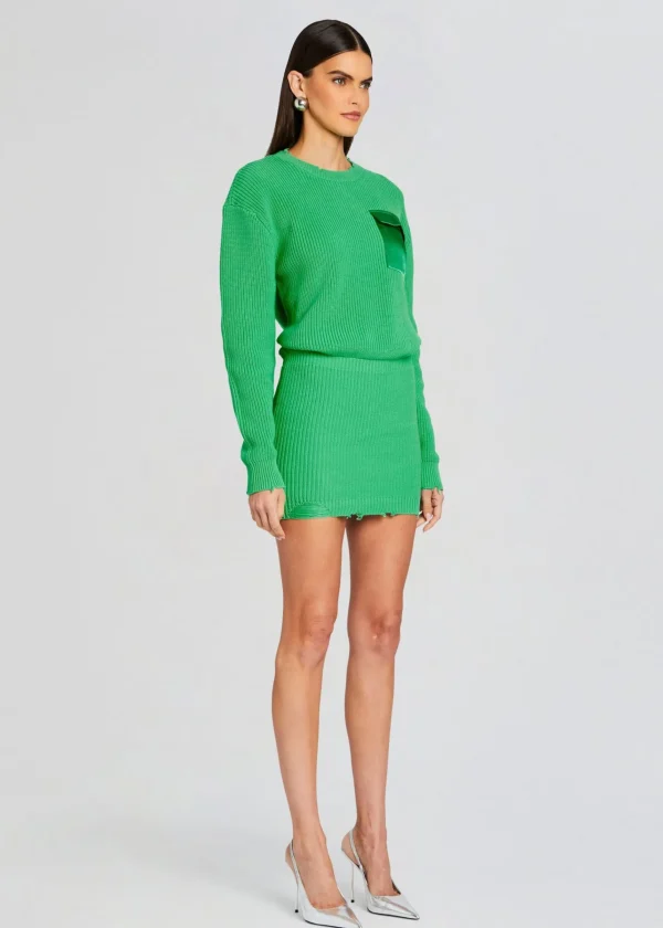 Trending*Retrofete Daniella Sweater Dress Pistachio