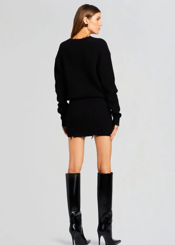 Day to Night*Retrofete Daniella Sweater Dress Black