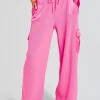 Best Sellers*Retrofete Daph Knit Cargo Pant Malibu Pink