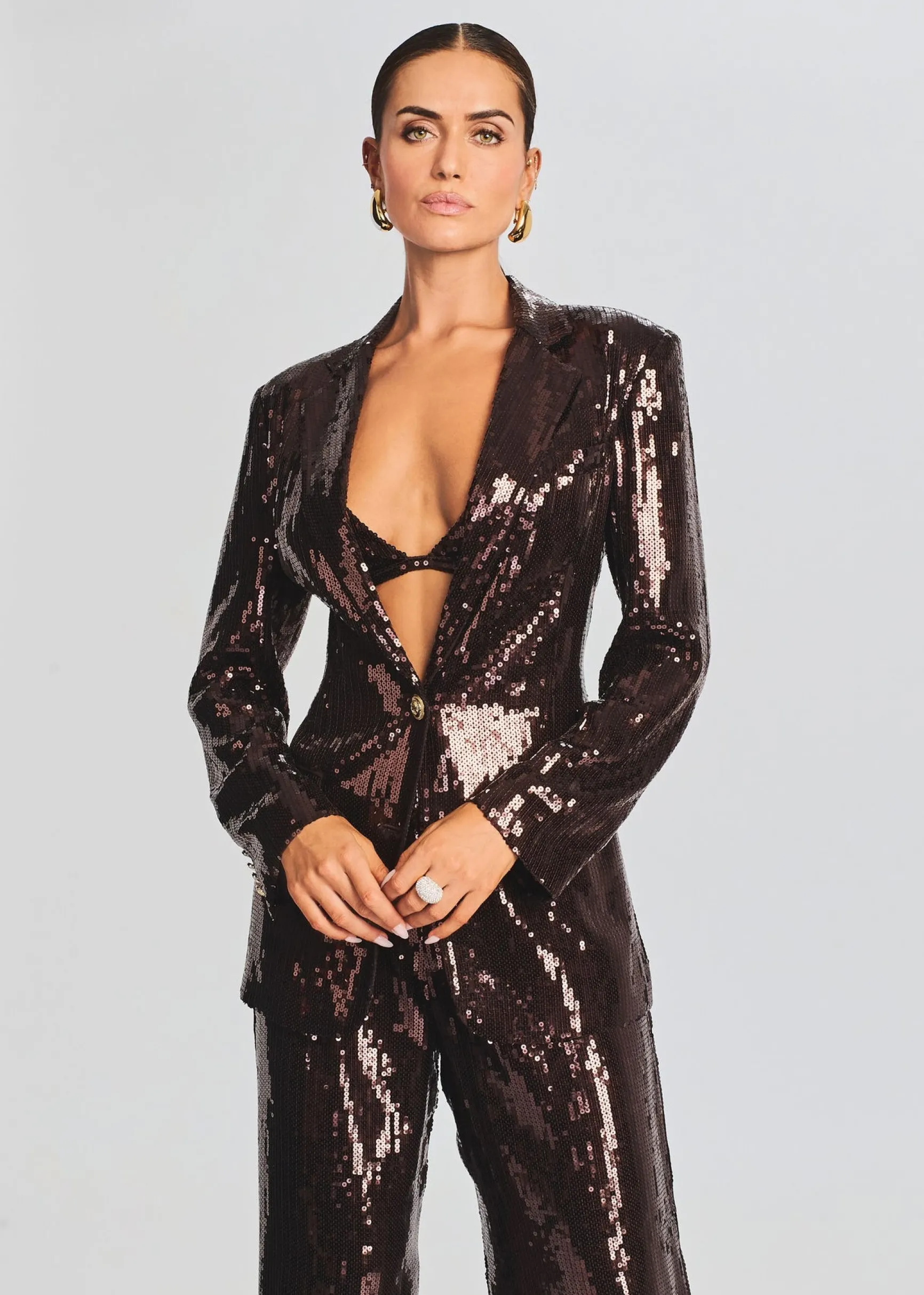 dawn_sequin_blazer_0-1.webp Neutral Moments*Retrofete Dawn Sequin Blazer Dark Chocolate
