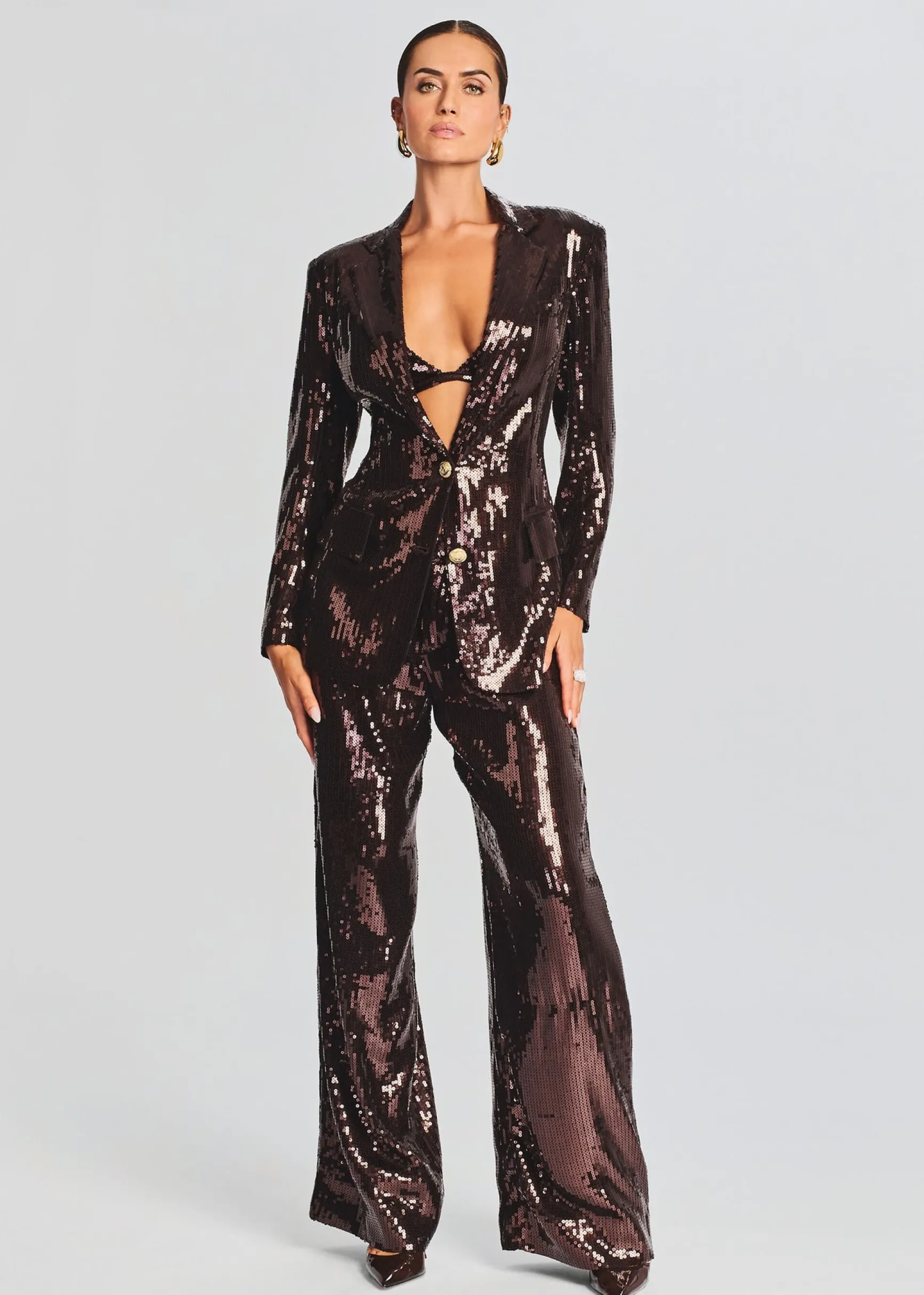 dawn_sequin_blazer_4-1.webp Neutral Moments*Retrofete Dawn Sequin Blazer Dark Chocolate