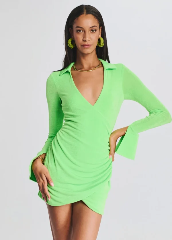 Day to Night*Retrofete Daytona Dress Lime