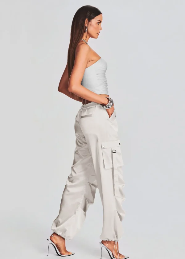 Tops*Retrofete Debbi Strapless Top Silver