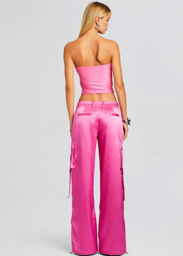 Day to Night*Retrofete Debbi Strapless Top Malibu Pink