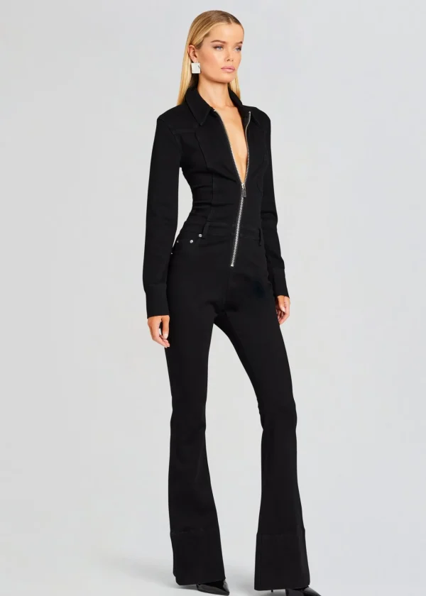 Denim*Retrofete Deedee Denim Jumpsuit Stone Black