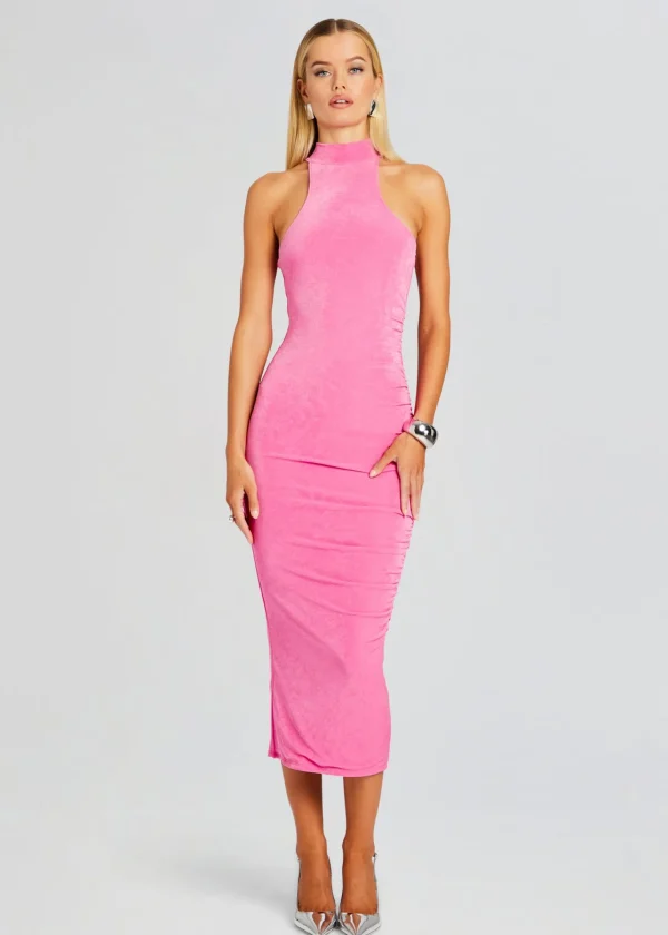 Midi*Retrofete Delta Dress Malibu Pink