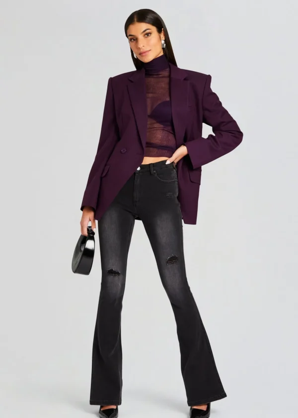 Denim*Retrofete Demi Mid Rise Jean Midnight Terry