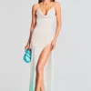 Bridal Party*Retrofete Destiny Silk Dress Turquoise Bay
