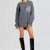 Dresses*Retrofete Devin Wool Sweater Wool Pewter