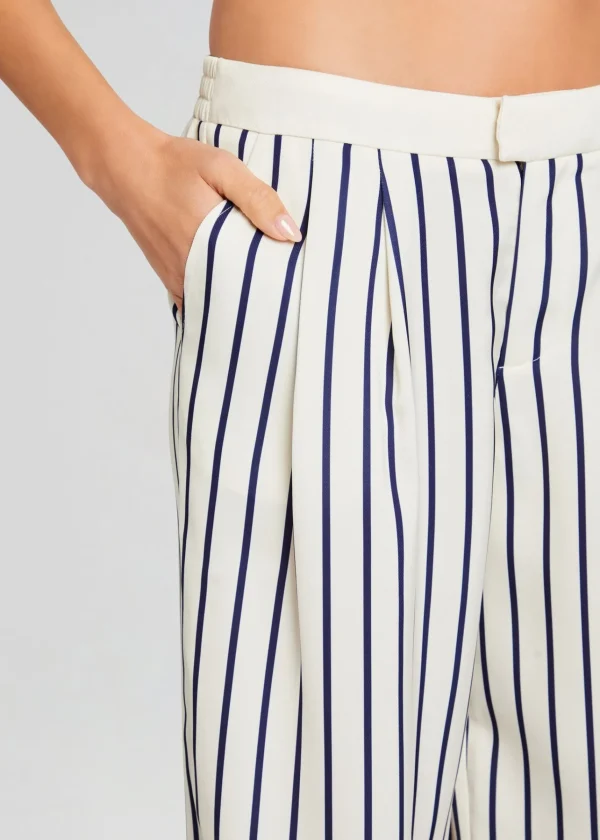 Bottoms*Retrofete Dixon Pant Navy/ Ivory Stripe