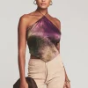 Final Sale*Retrofete Doris Top Vintage Thunderstorm