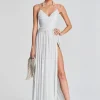 Guest Of*Retrofete Doss Dress Silver/White