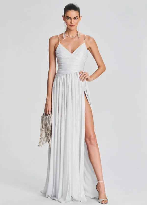 Guest Of*Retrofete Doss Dress Silver/White