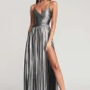 Guest Of*Retrofete Doss Dress Gunmetal