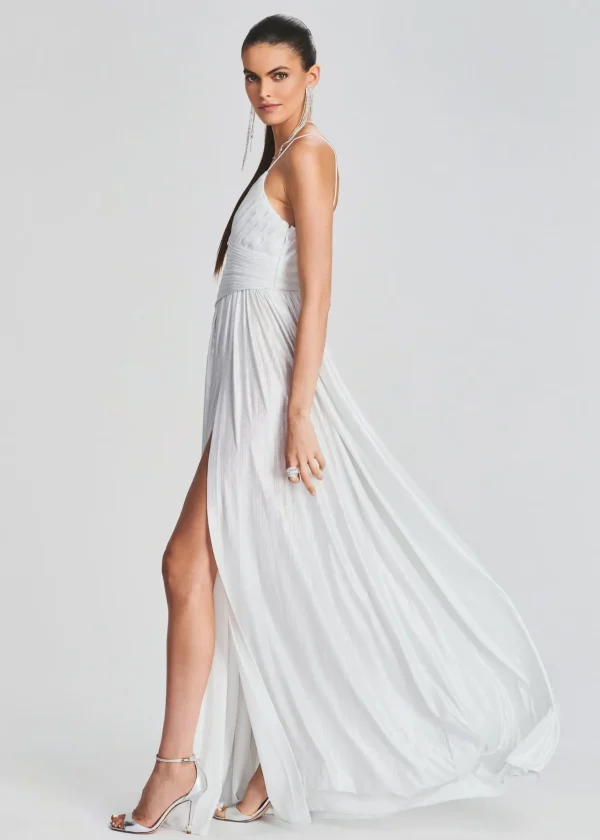 Dresses*Retrofete Doss Dress Silver/White