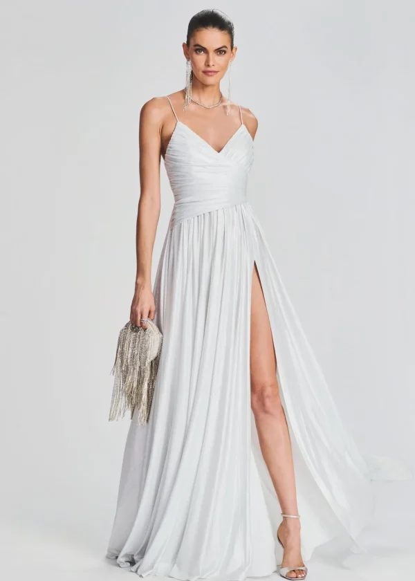 Dresses*Retrofete Doss Dress Silver/White