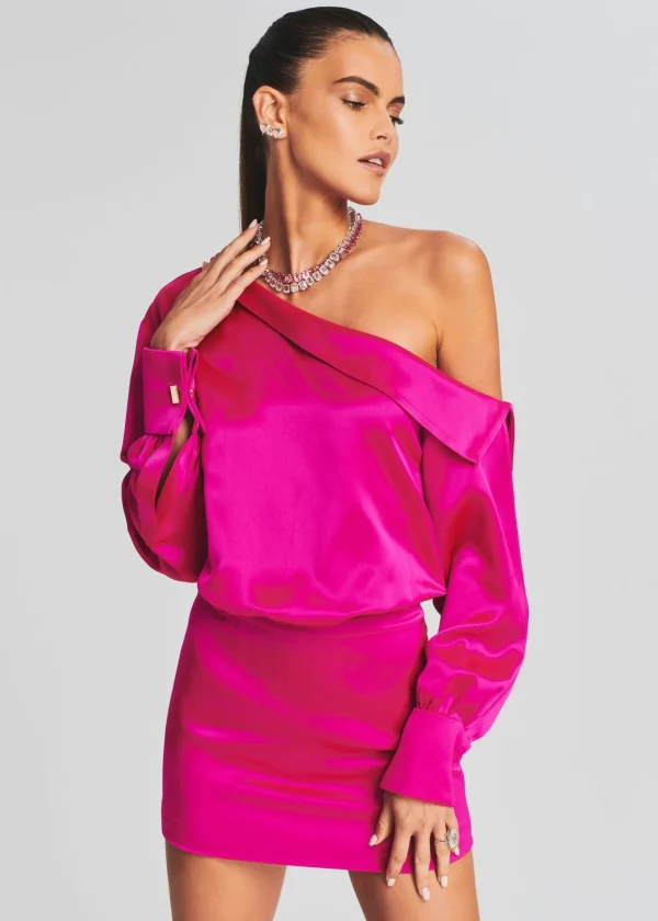 RETROFÊTE*Retrofete Elio Dress Neon Pink