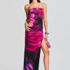 Guest Of*Retrofete Elira Dress Acid Roses