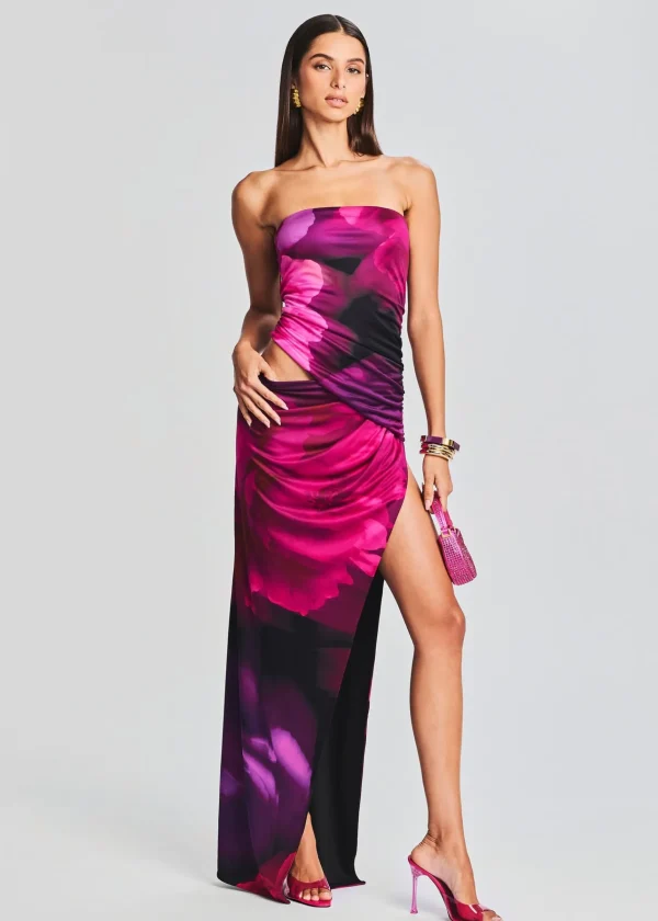 Guest Of*Retrofete Elira Dress Acid Roses