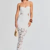 The Destination Bride*Retrofete Eliza Lace Maxi Dress White