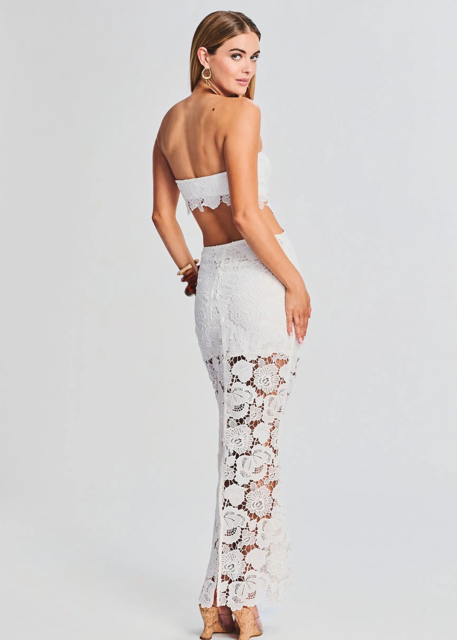 eliza_lace_maxi_dress_3-4.webp Rehearsal Dinner*Retrofete Eliza Lace Maxi Dress White