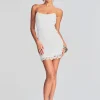 Bachelorette Party*Retrofete Eliza Lace Strapless Mini Dress White