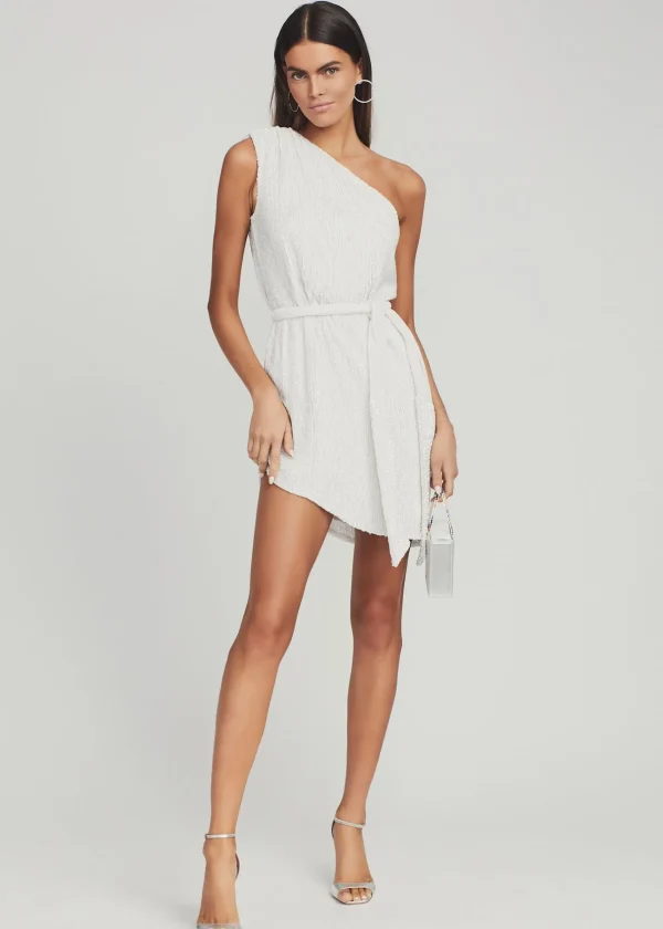 RETROFÊTE*Retrofete Ella Sequin Dress Moonglow White