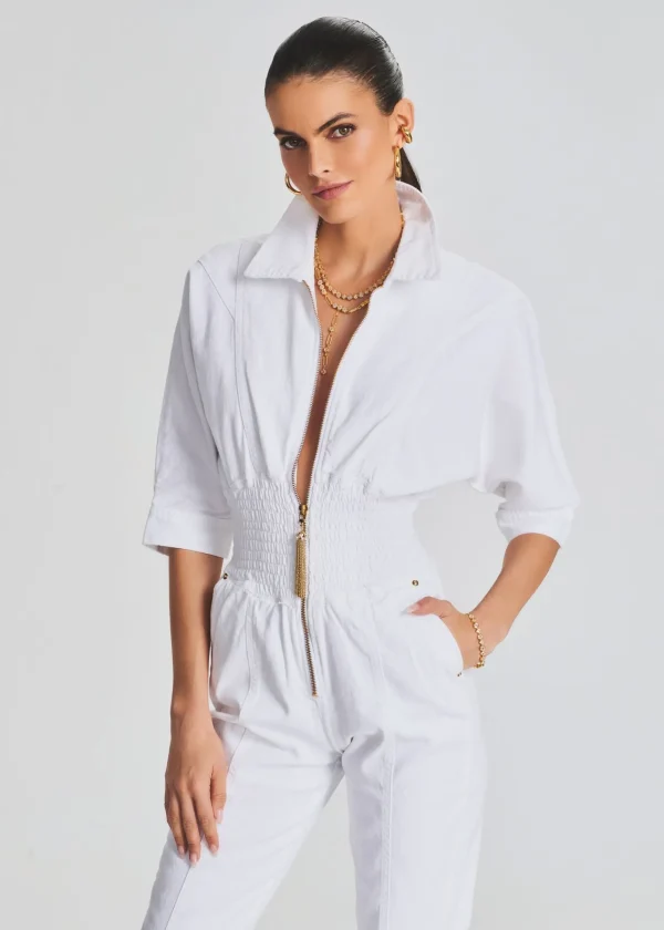 Coming Soon*Retrofete Ellis Jumpsuit Optic White