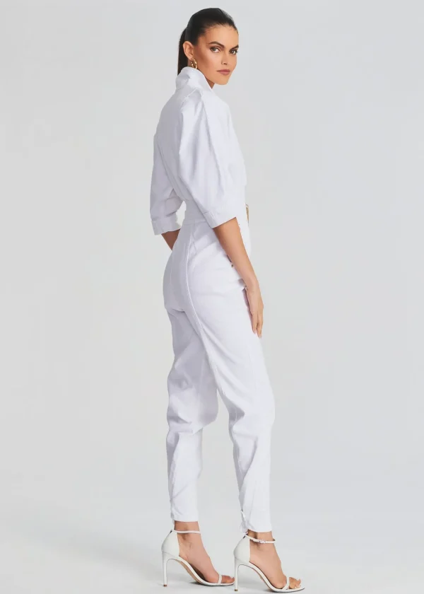 RETROFÊTE*Retrofete Ellis Jumpsuit Optic White