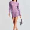 Exclusively Ours*Retrofete Emani Sequin Dress Orchid Lavender
