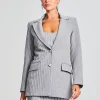 Exclusively Ours*Retrofete Enid Embellished Blazer Gray
