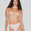 Bachelorette Party*Retrofete Estee Pearl Top White