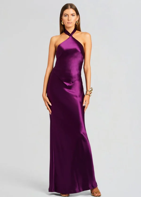 Best Sellers*Retrofete Ester Dress Eggplant