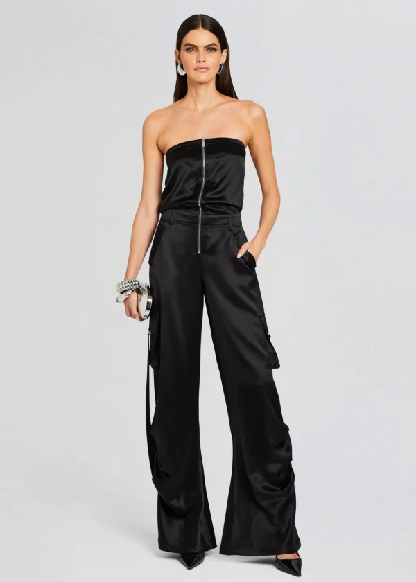 Business Chic*Retrofete Estrella Cargo Jumpsuit Black