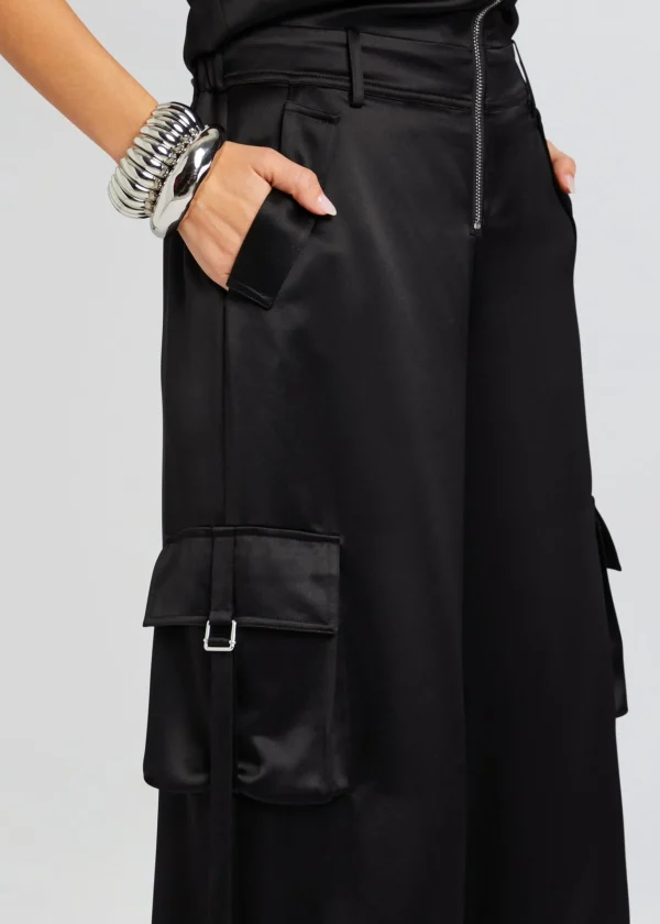RETROFÊTE*Retrofete Estrella Cargo Jumpsuit Black