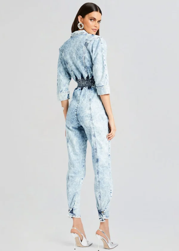 Best Sellers*Retrofete Eti Jumpsuit Blue Acid