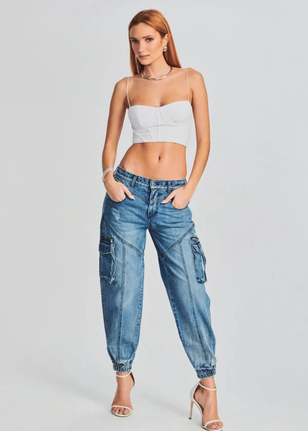 RETROFÊTE*Retrofete Everette Cargo Pant Sea