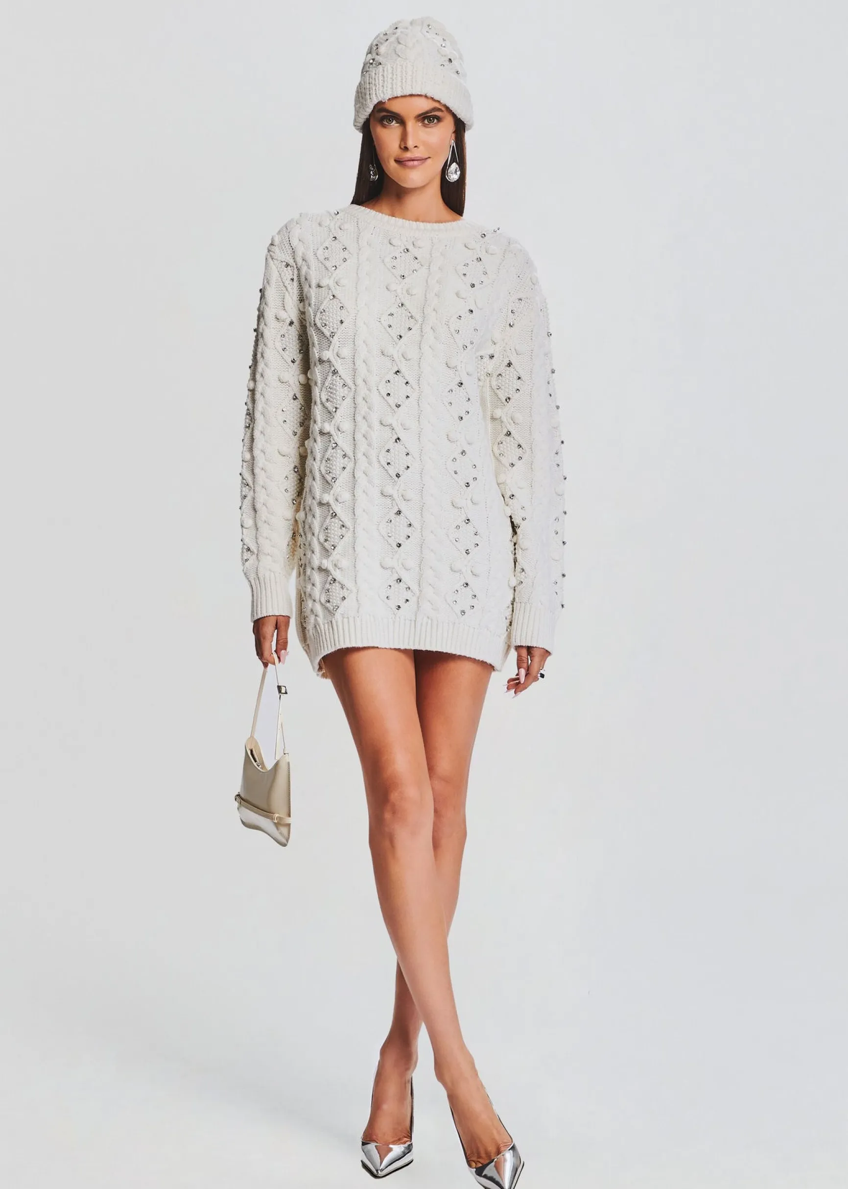evia_embellished_knit_hat_2.webp Final Touches*Retrofete Evia Embellished Knit Hat Ivory