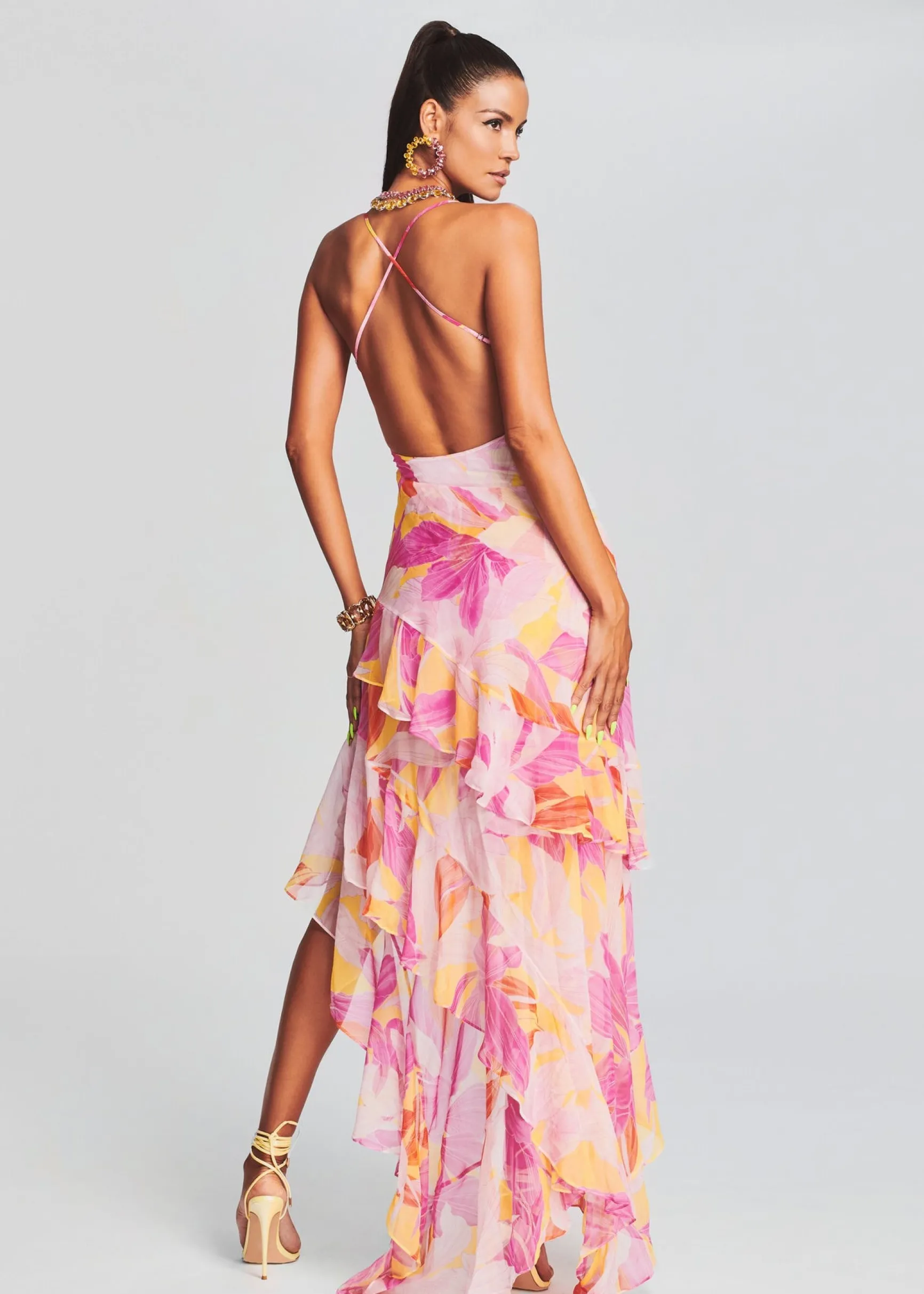 fatima_silk_dress_3-3.webp Gowns*Retrofete Fatima Silk Dress Botanical Floral