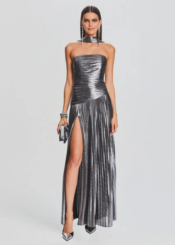 Guest Of*Retrofete Faye Dress Gunmetal