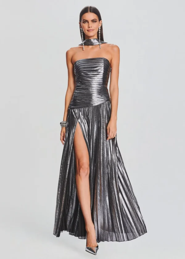 RETROFÊTE*Retrofete Faye Dress Gunmetal