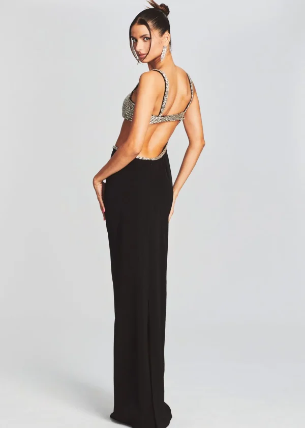 RETROFÊTE*Retrofete Fernanda Dress Black/Silver