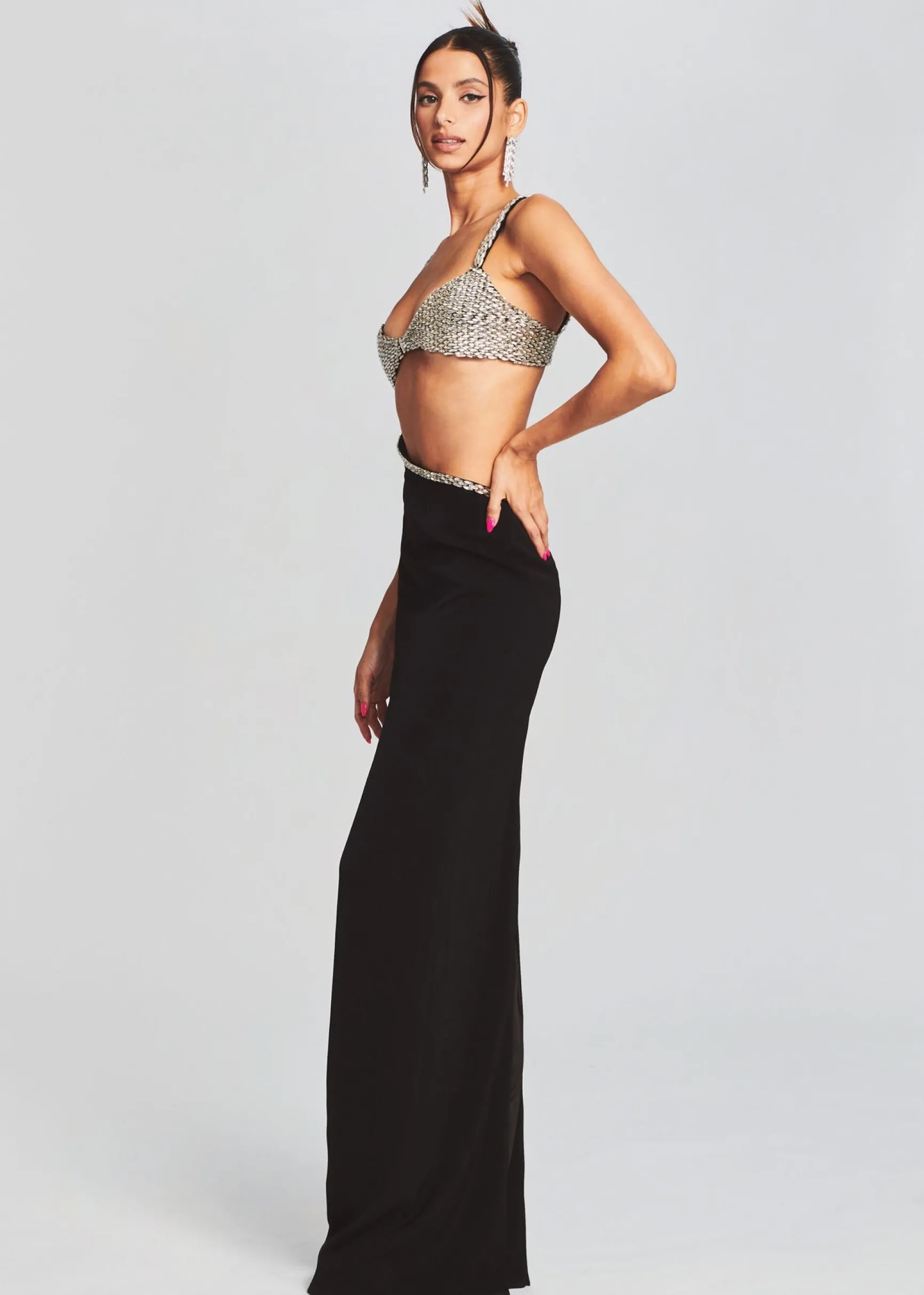 fernanda_dress_3-14.webp Dresses*Retrofete Fernanda Dress Black/Silver