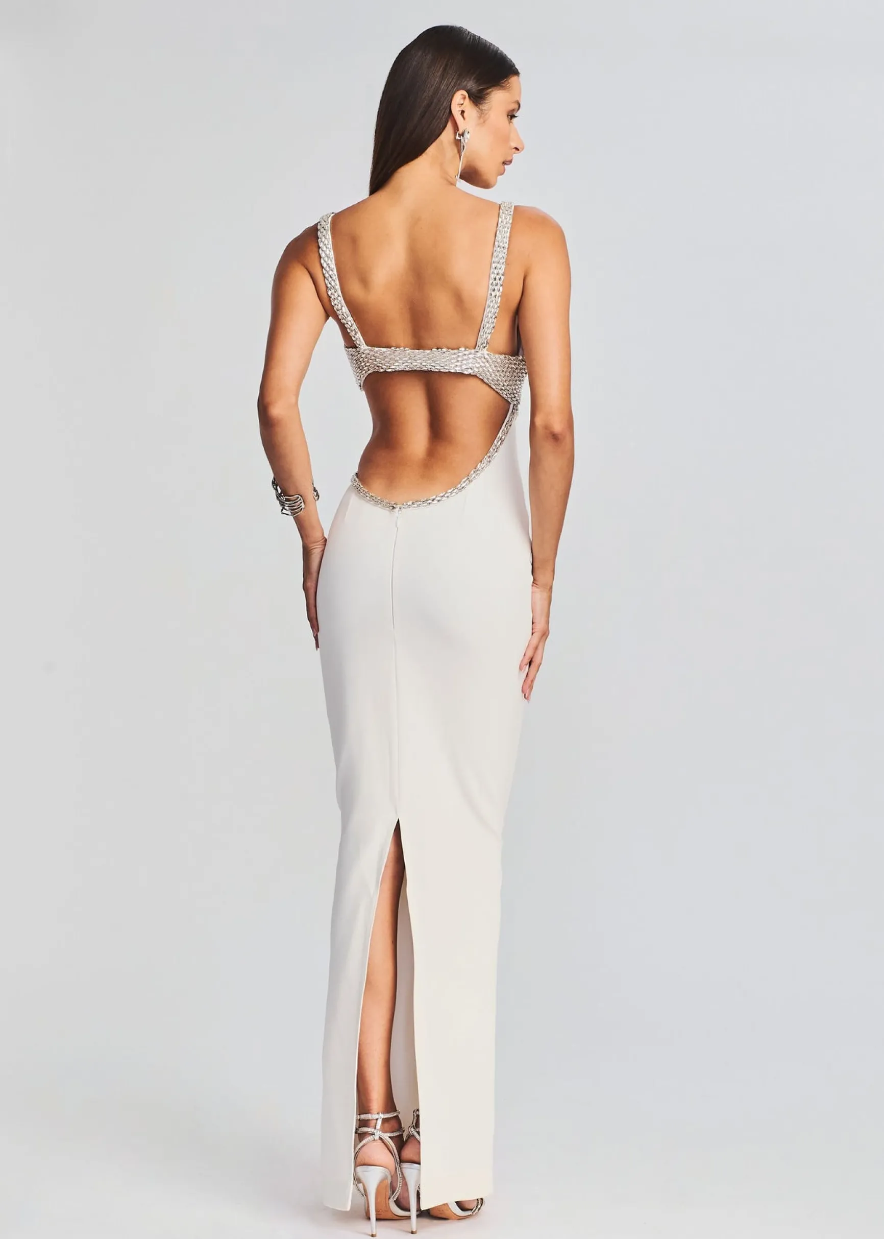 fernanda_dress_3-5.webp Exclusively Ours*Retrofete Fernanda Dress White/Silver