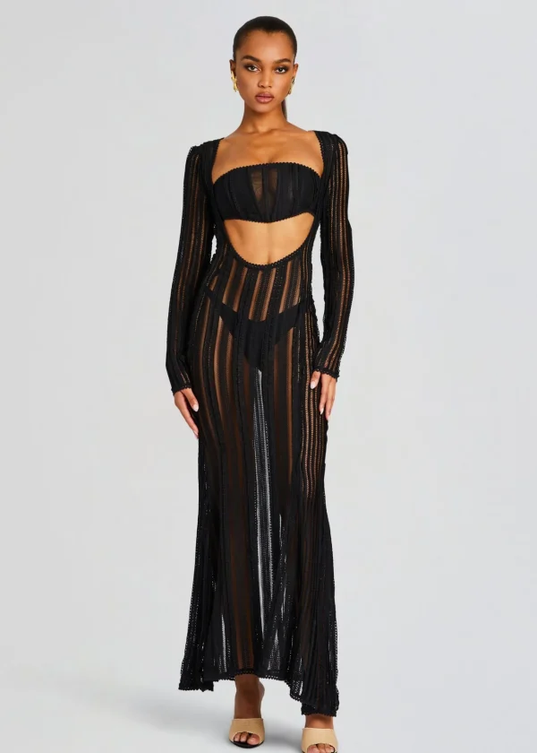 Resort '24*Retrofete Fhary Top Black Sham