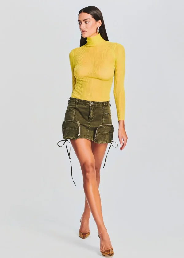 Bottoms*Retrofete Finn Cargo Skirt Vintage Army Green