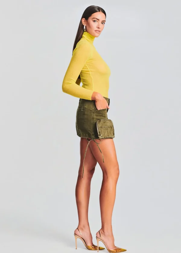 Bottoms*Retrofete Finn Cargo Skirt Vintage Army Green