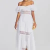 The Destination Bride*Retrofete Florence Long Dress White