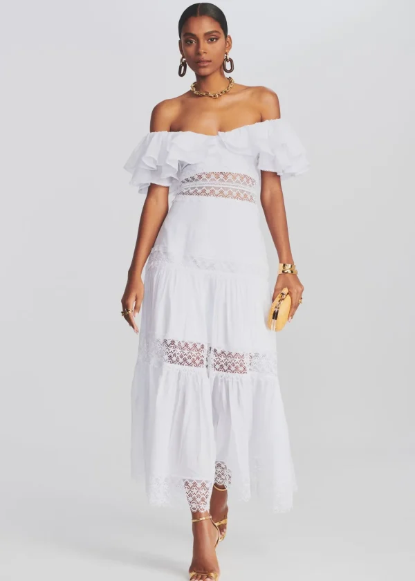 The Destination Bride*Retrofete Florence Long Dress White